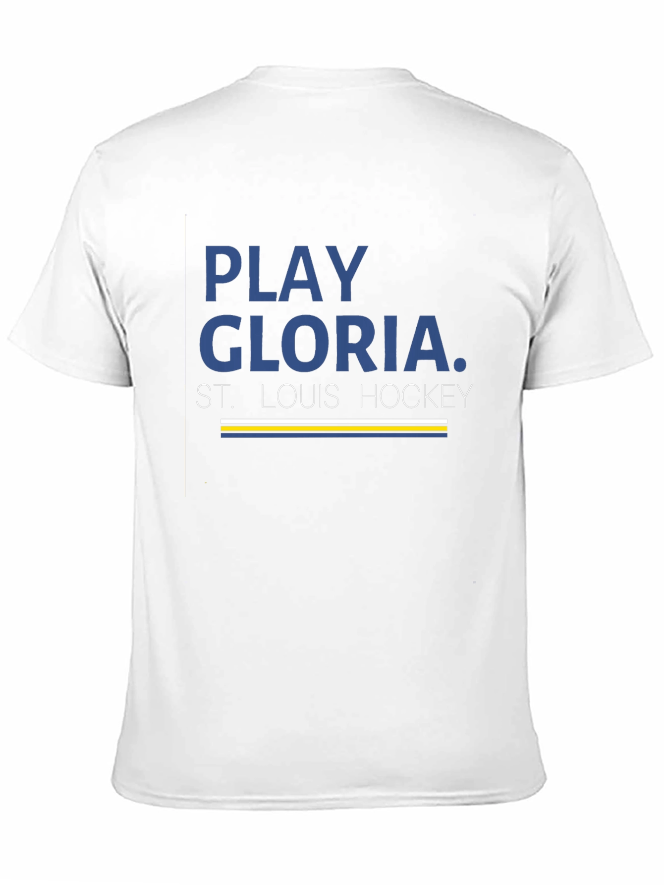 Play Gloria St. Louis Hockey Black T-Shirt