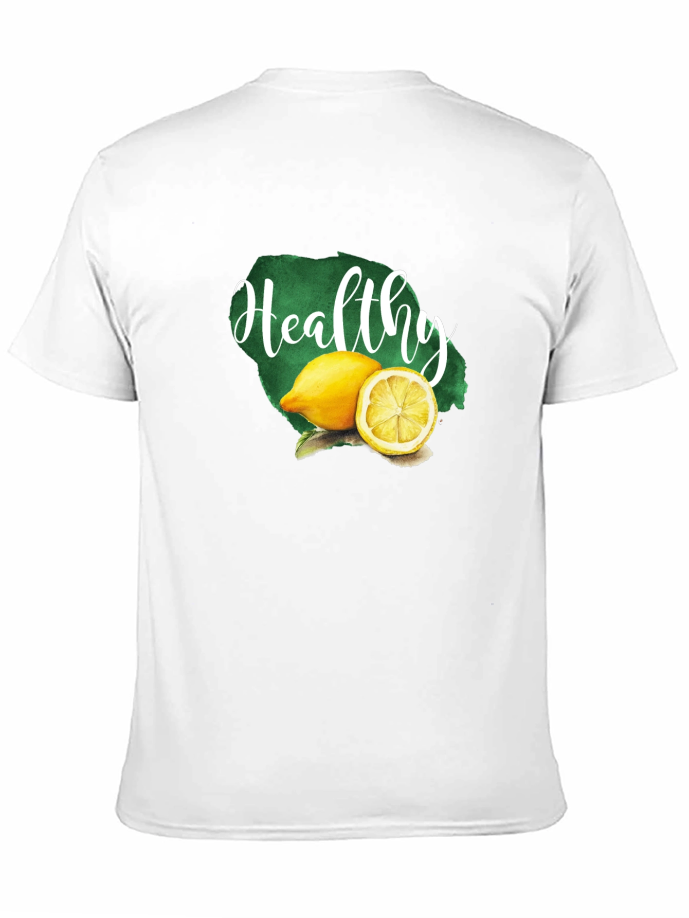Healthy Lemon Graphic Tee - Unisex Black T-Shirt