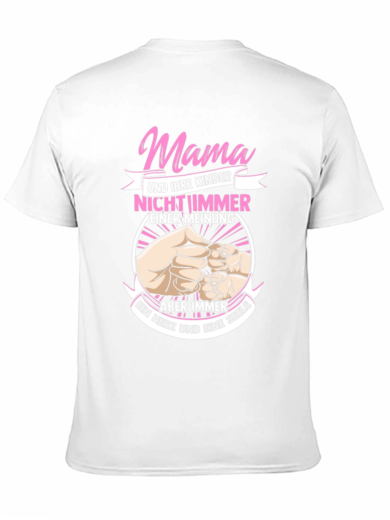 Mama T-Shirt - Mother & Children - One Heart