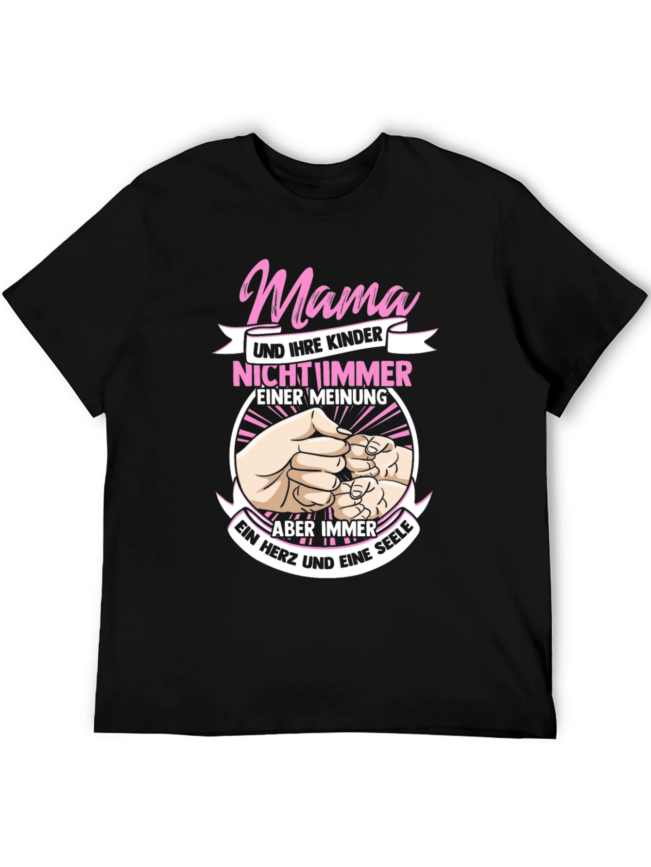 Mama T-Shirt - Mother & Children - One Heart