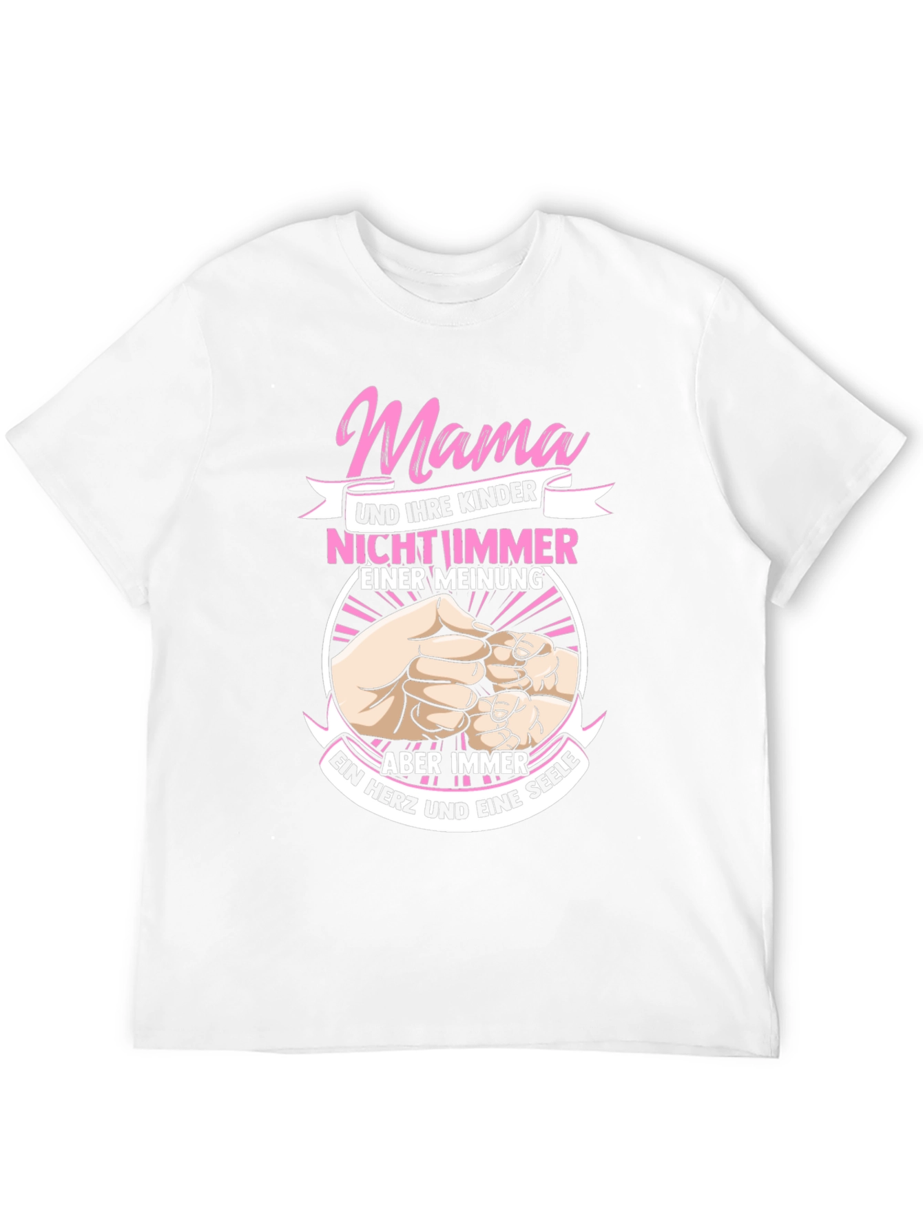 Mama T-Shirt - Mother & Children - One Heart