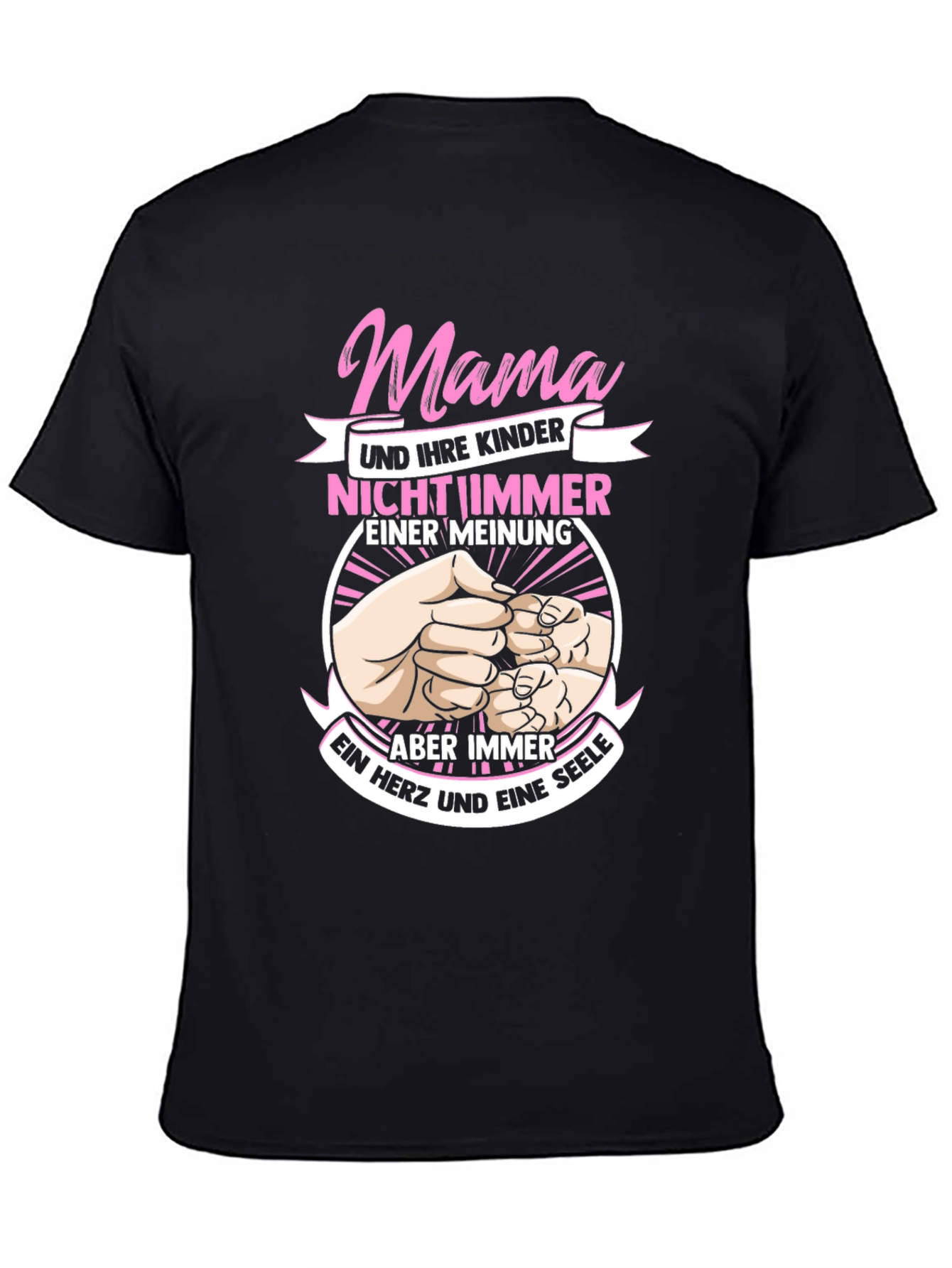 Mama T-Shirt - Mother & Children - One Heart