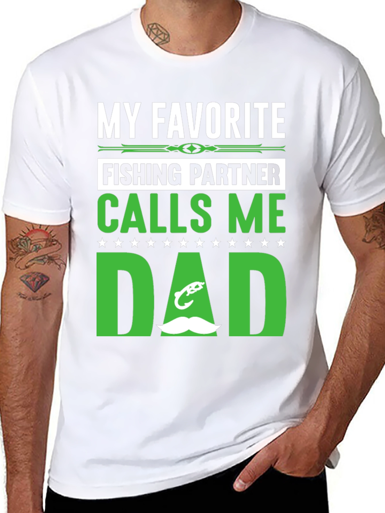 My Favorite Fishing Partner Calls Me Dad T-Shirt