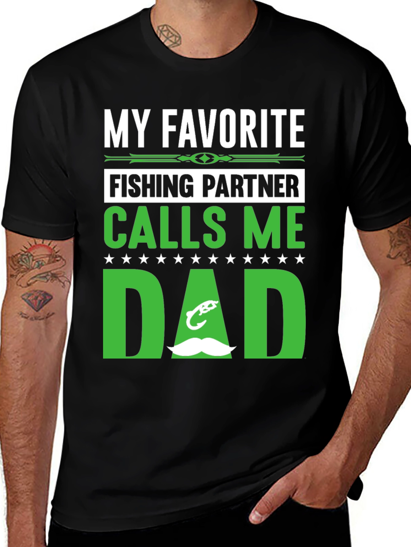 My Favorite Fishing Partner Calls Me Dad T-Shirt