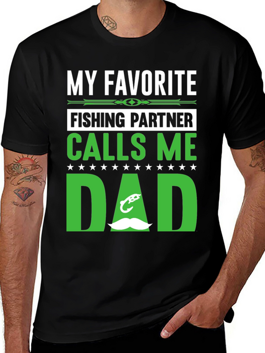 My Favorite Fishing Partner Calls Me Dad T-Shirt