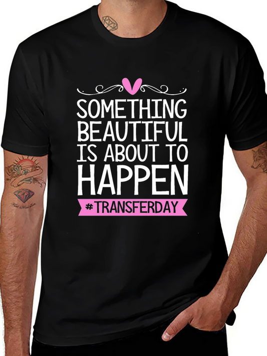 Beautiful Transfer Day Tee - Black Graphic T-Shirt