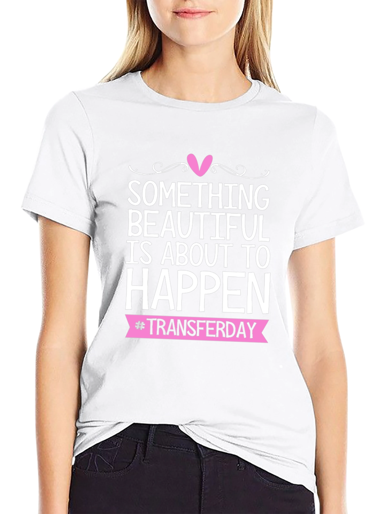 Beautiful Transfer Day Tee - Black Graphic T-Shirt