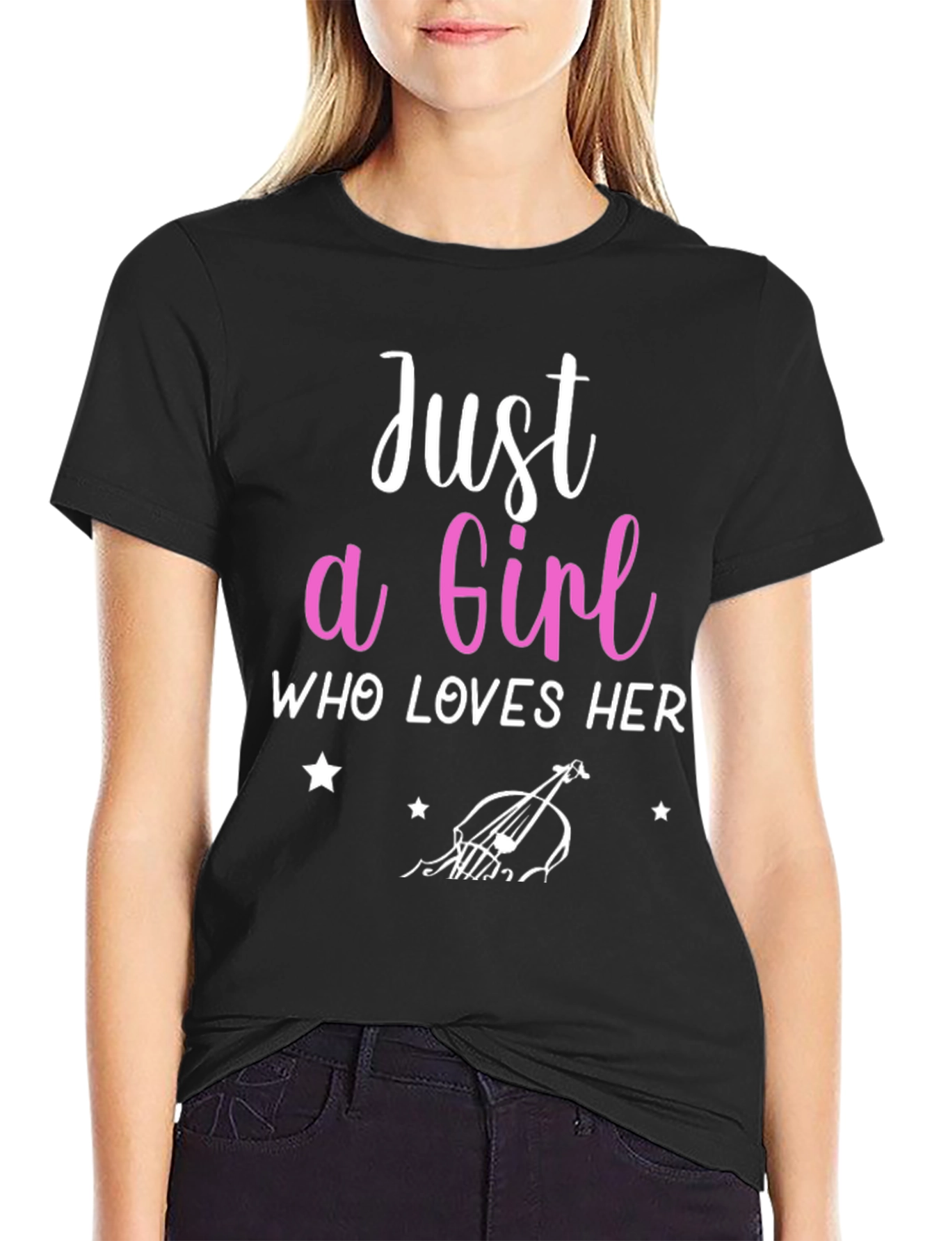 Just a Girl Who Loves Her Cello T-Shirt