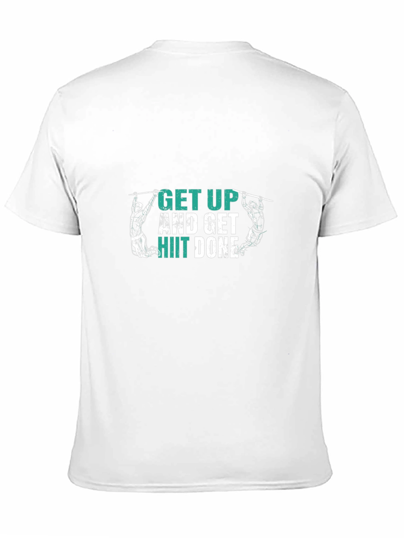 Get Up HIIT Done Black T-Shirt Fitness Motivation