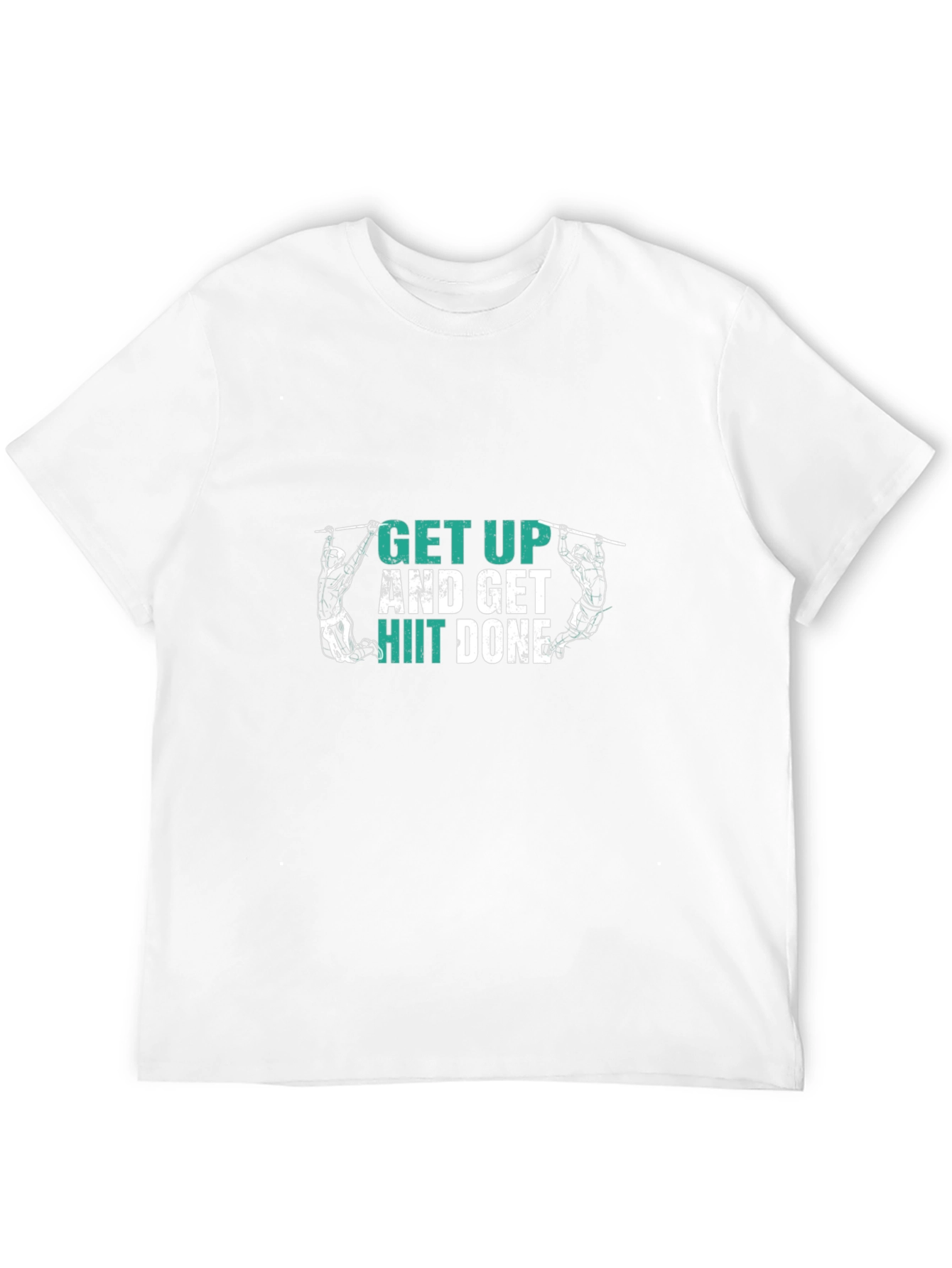Get Up HIIT Done Black T-Shirt Fitness Motivation