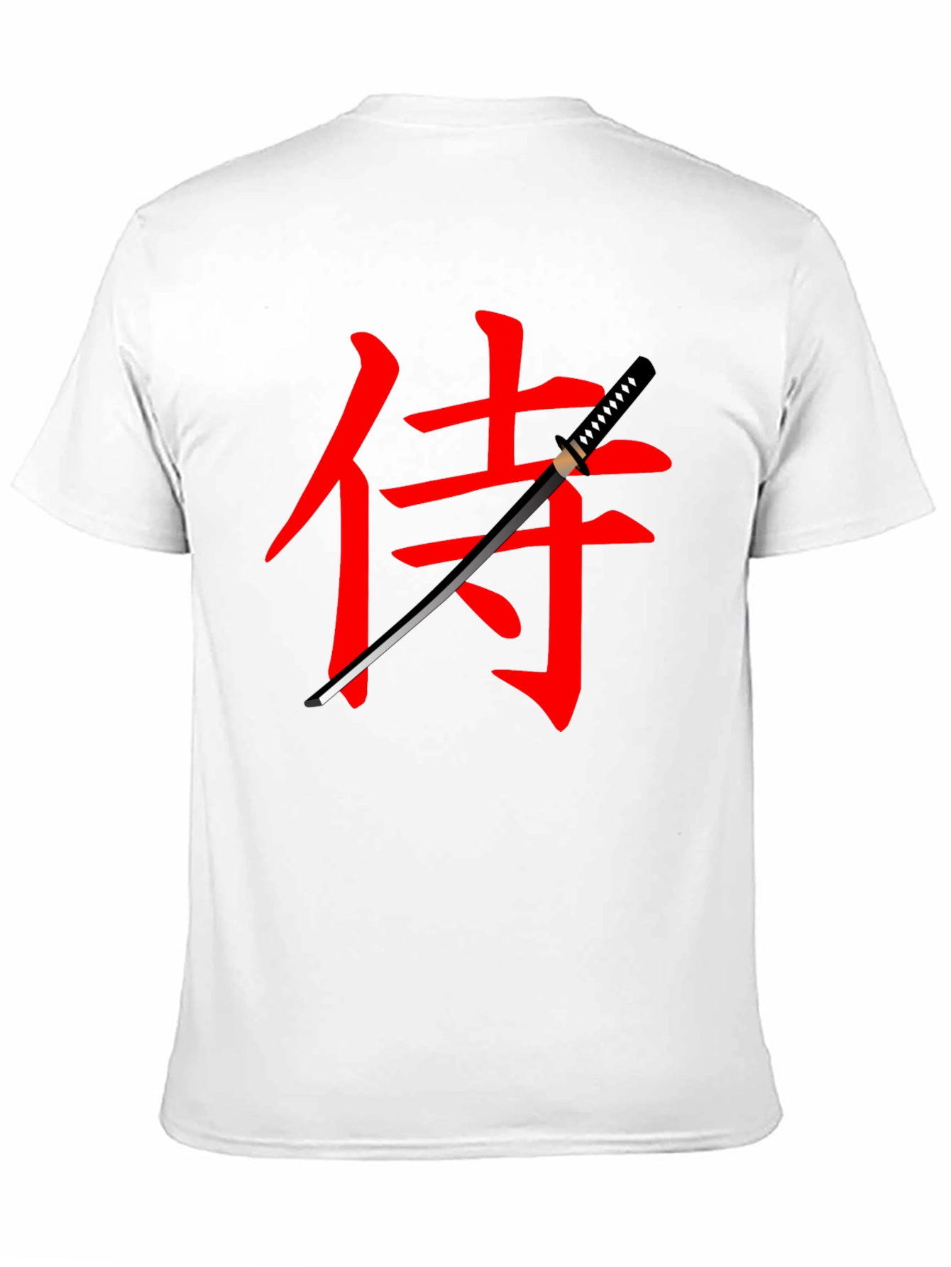 Samurai Katana Graphic Black T-Shirt