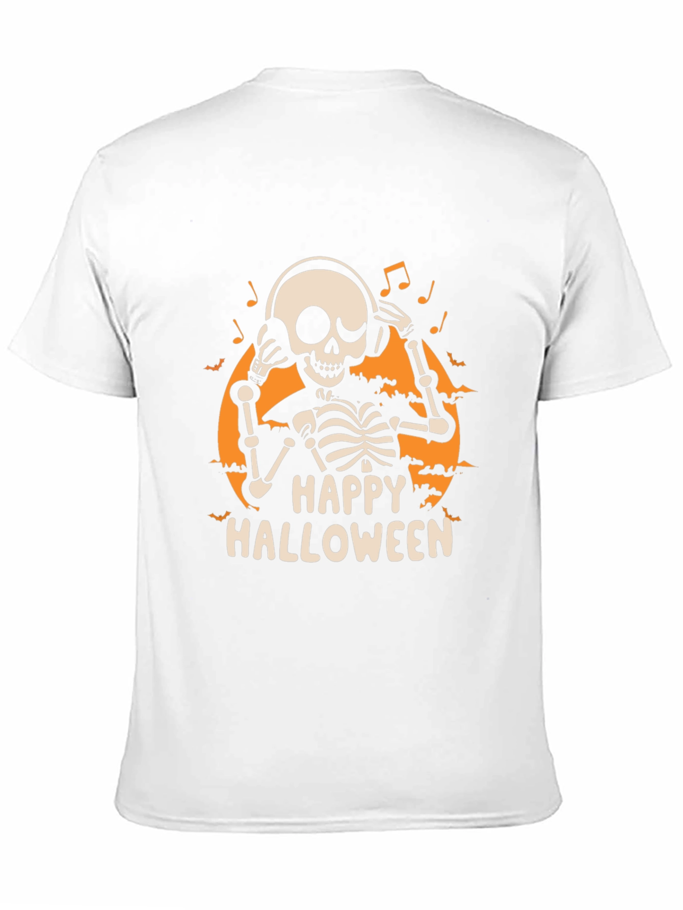 Happy Halloween Skeleton DJ T-Shirt