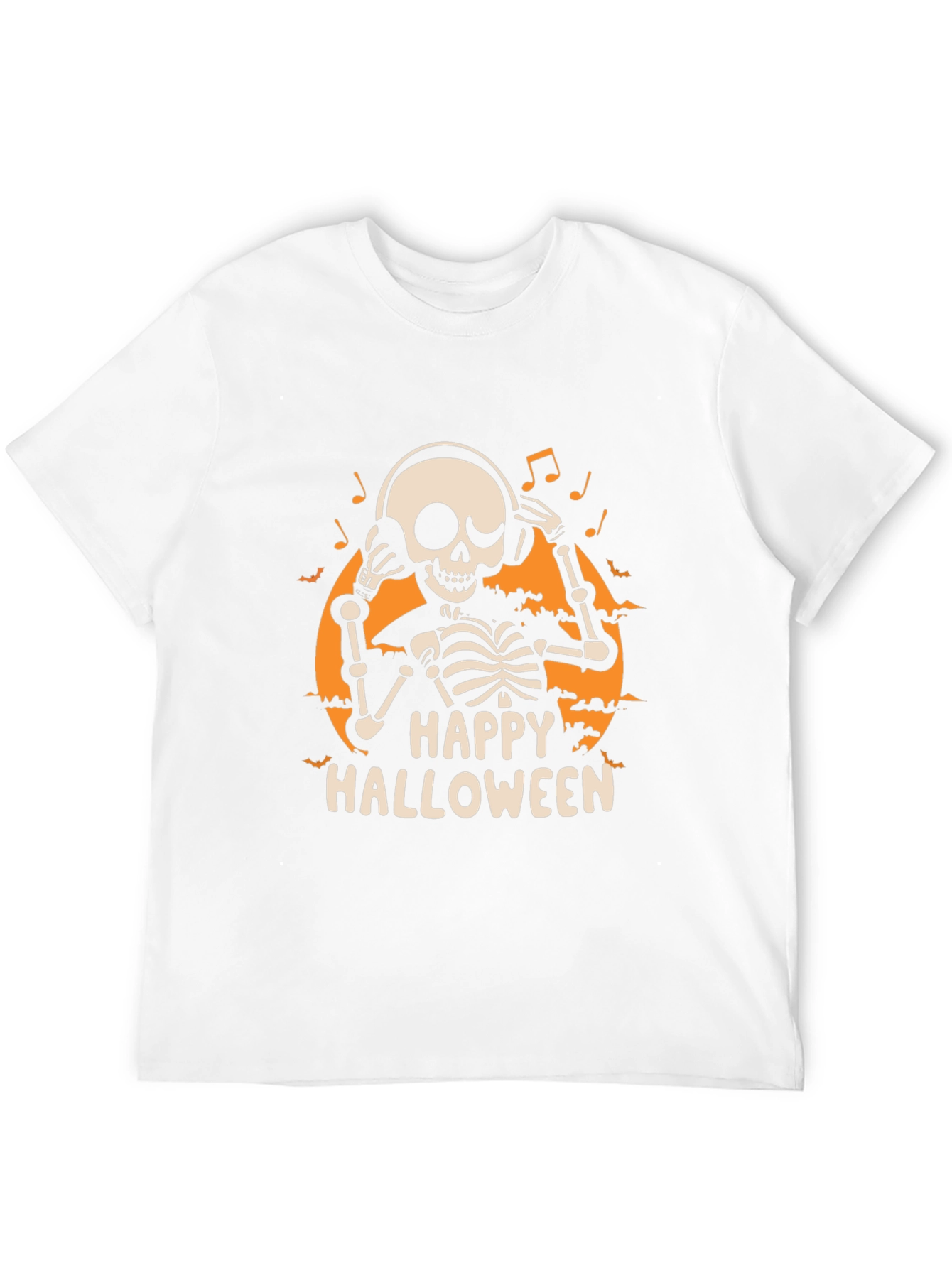 Happy Halloween Skeleton DJ T-Shirt