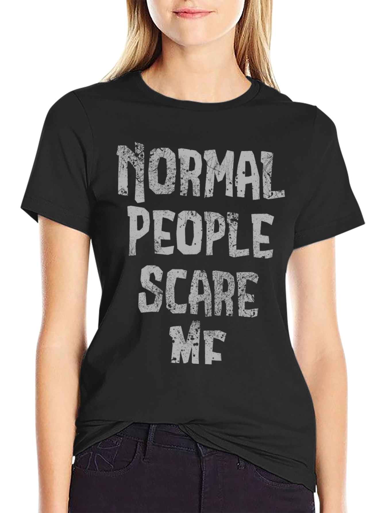 Normal People Scare Me Graphic Tee