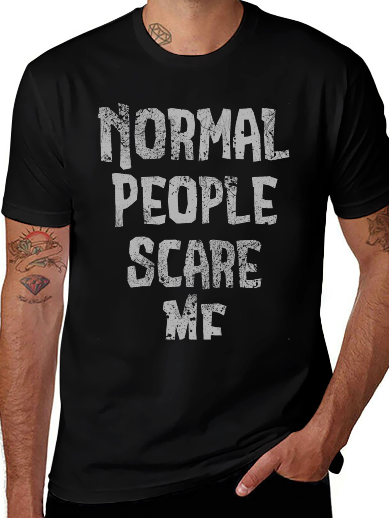 Normal People Scare Me Graphic Tee