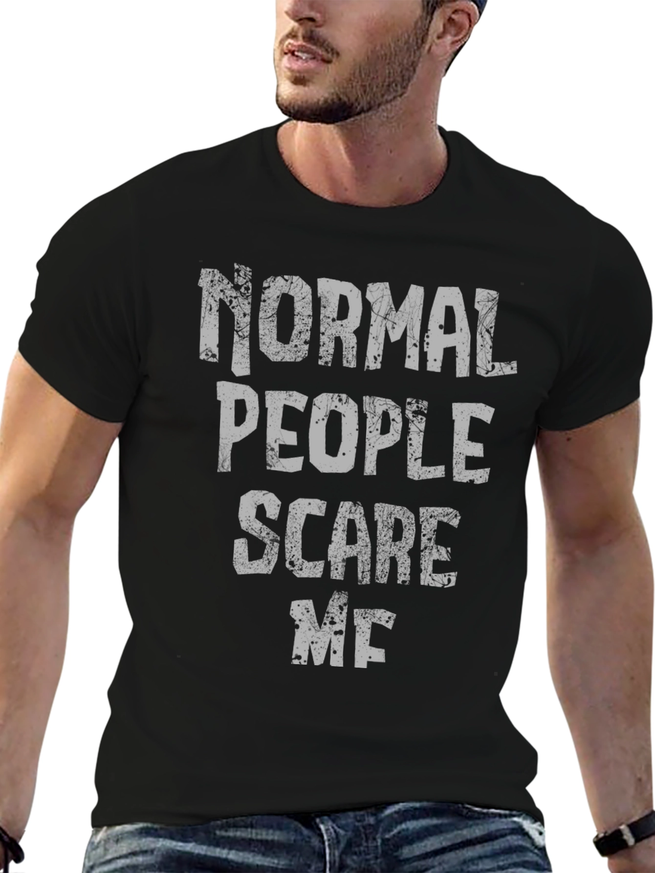 Normal People Scare Me Graphic Tee