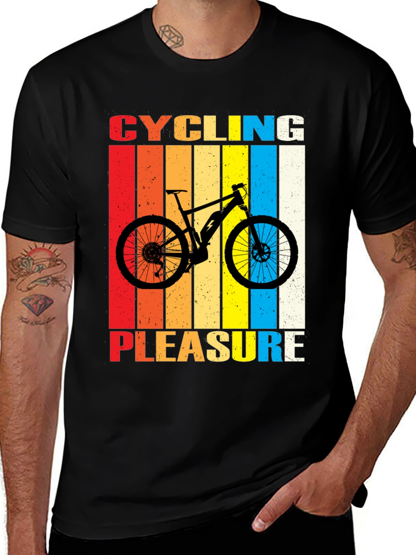 Cycling Pleasure Graphic T-Shirt