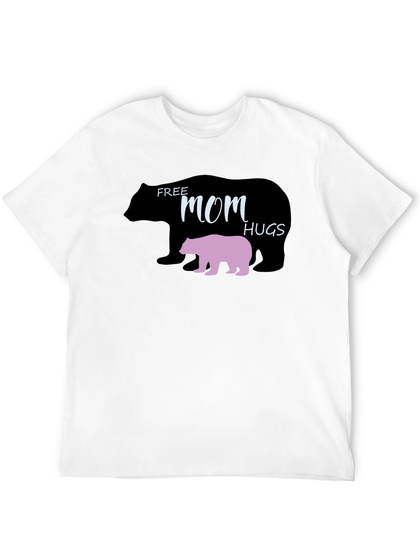 Free Mom Hugs Bear Graphic T-Shirt