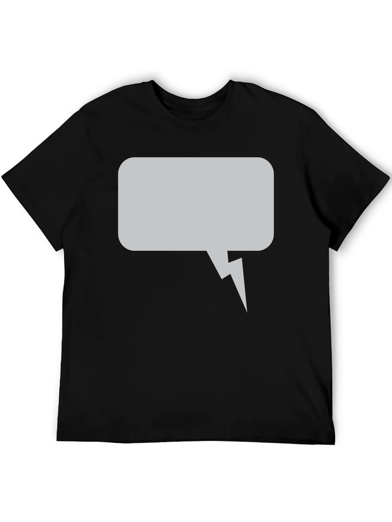 Mens Graphic Tee - Speech Bubble Design