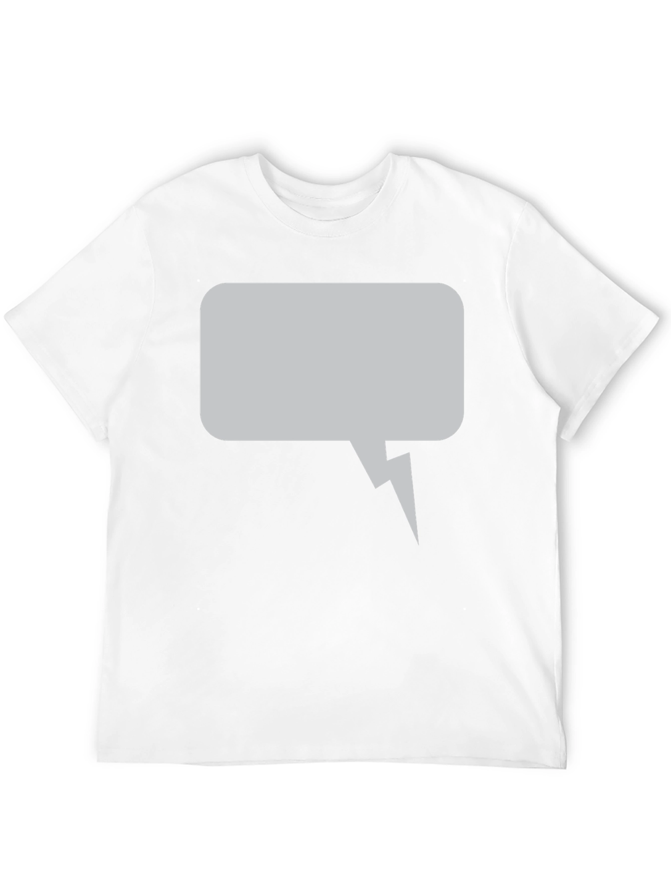 Mens Graphic Tee - Speech Bubble Design