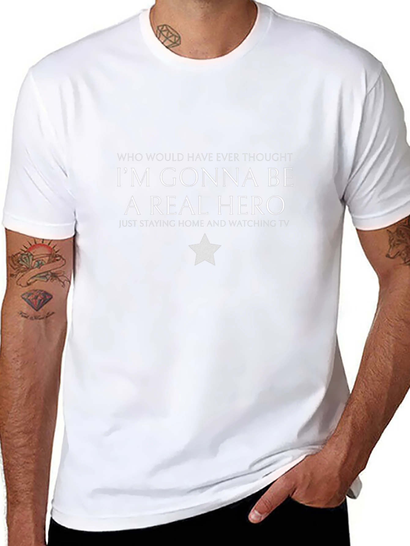 Hero at Home Black T-Shirt