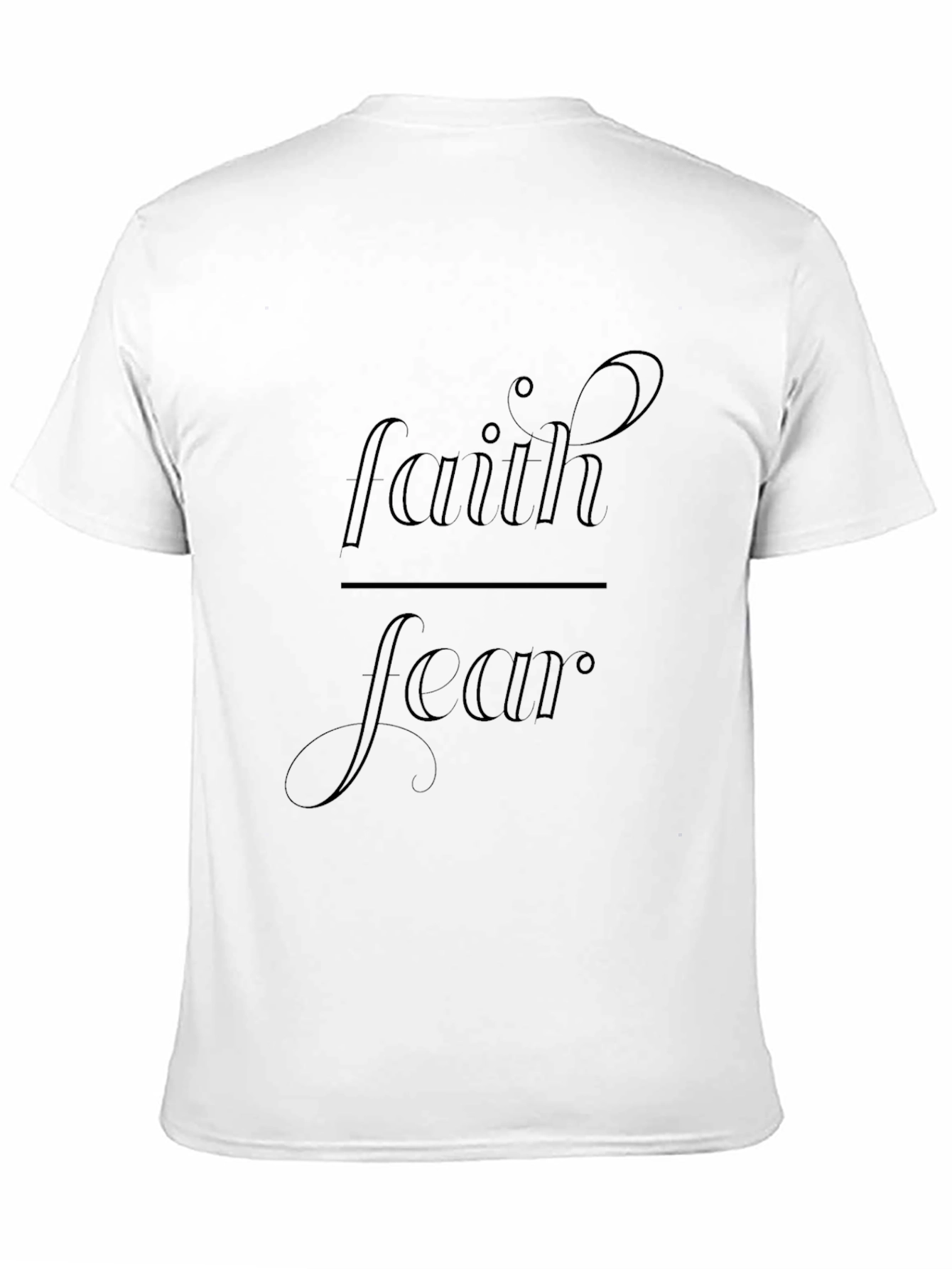 Faith Over Fear Graphic Tee - Unisex Black T-Shirt