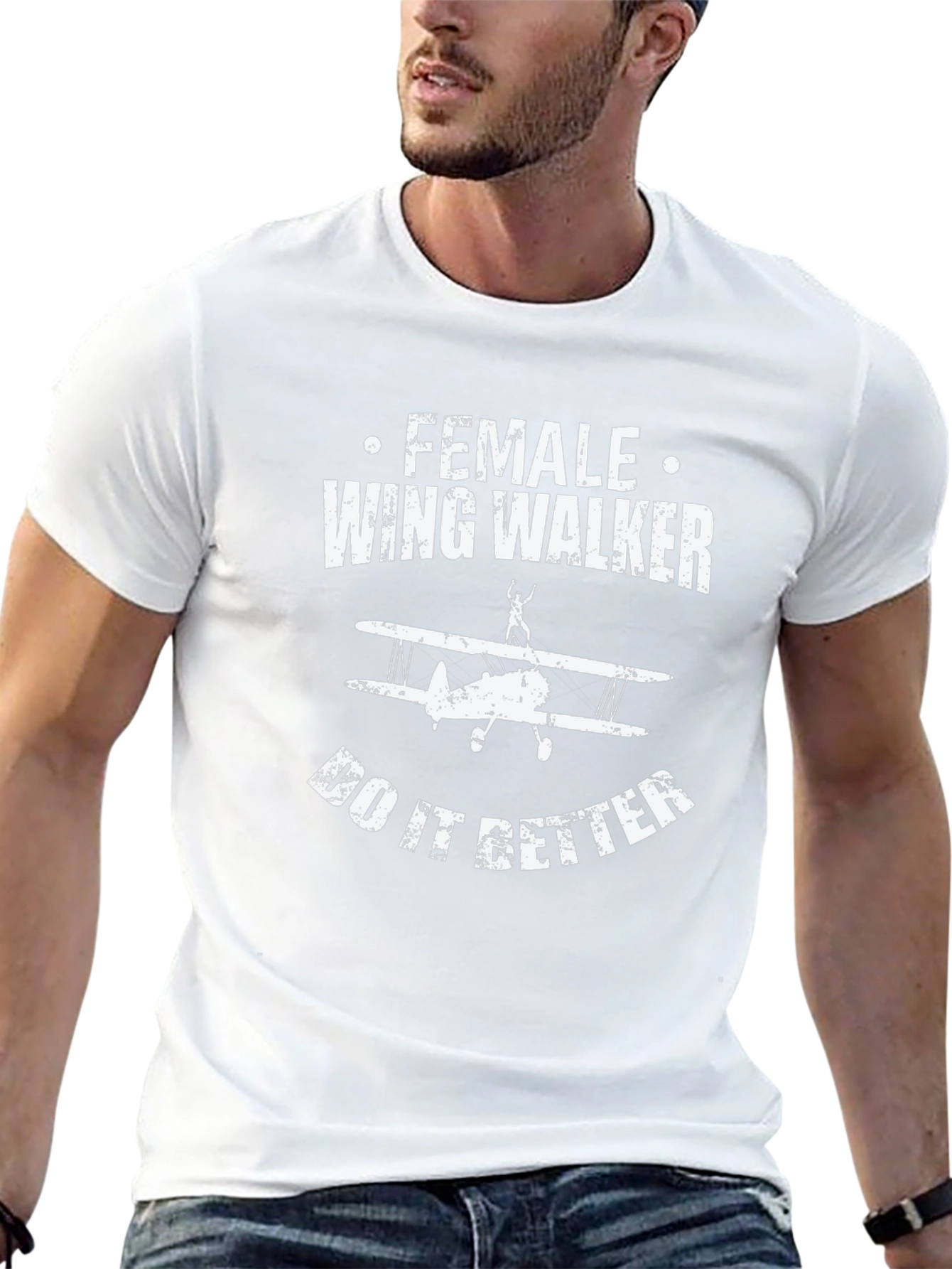 Female Wing Walker T-Shirt - Aviation Tee