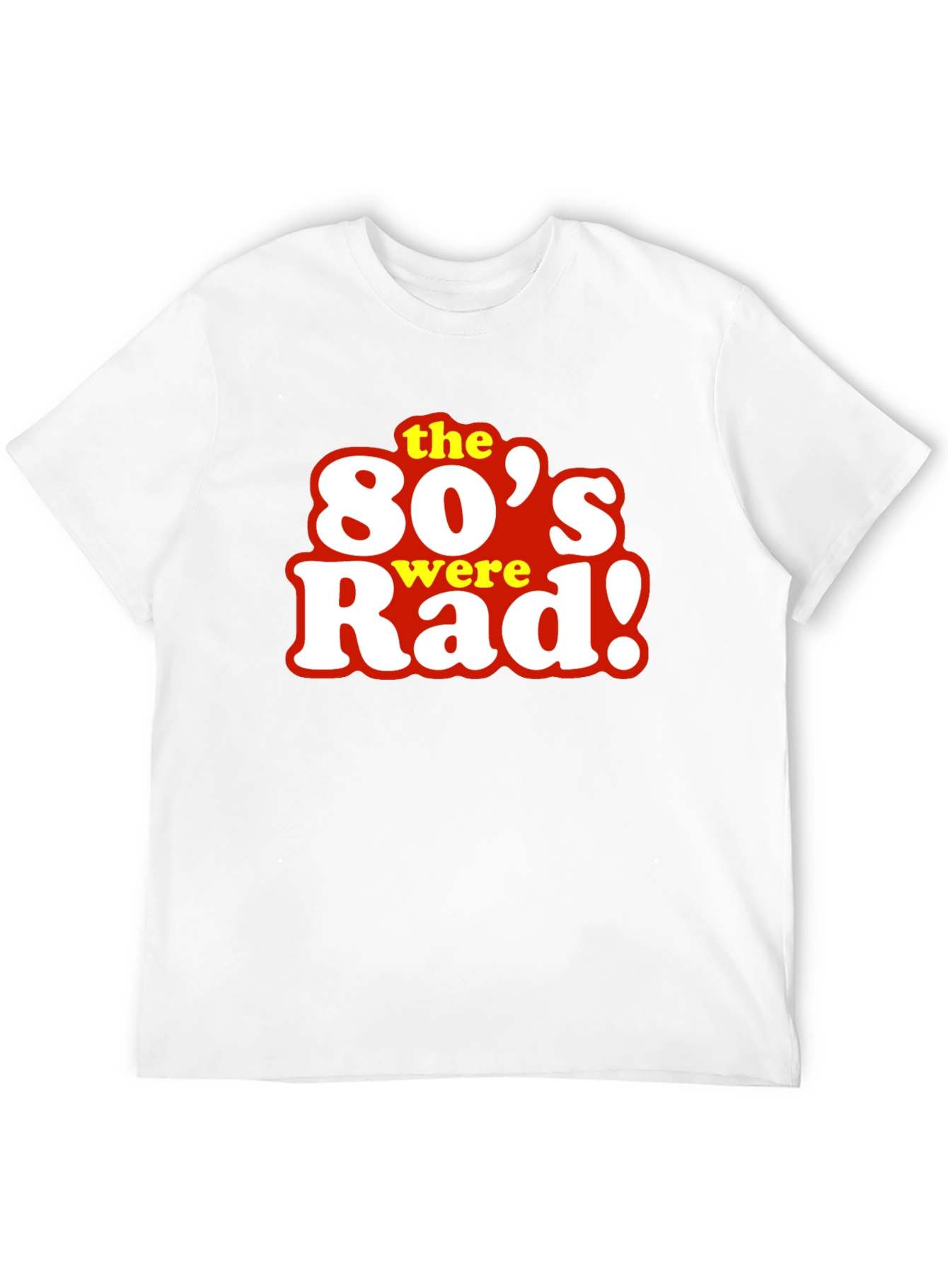 The 80s Were Rad! Graphic T-Shirt - Retro Style