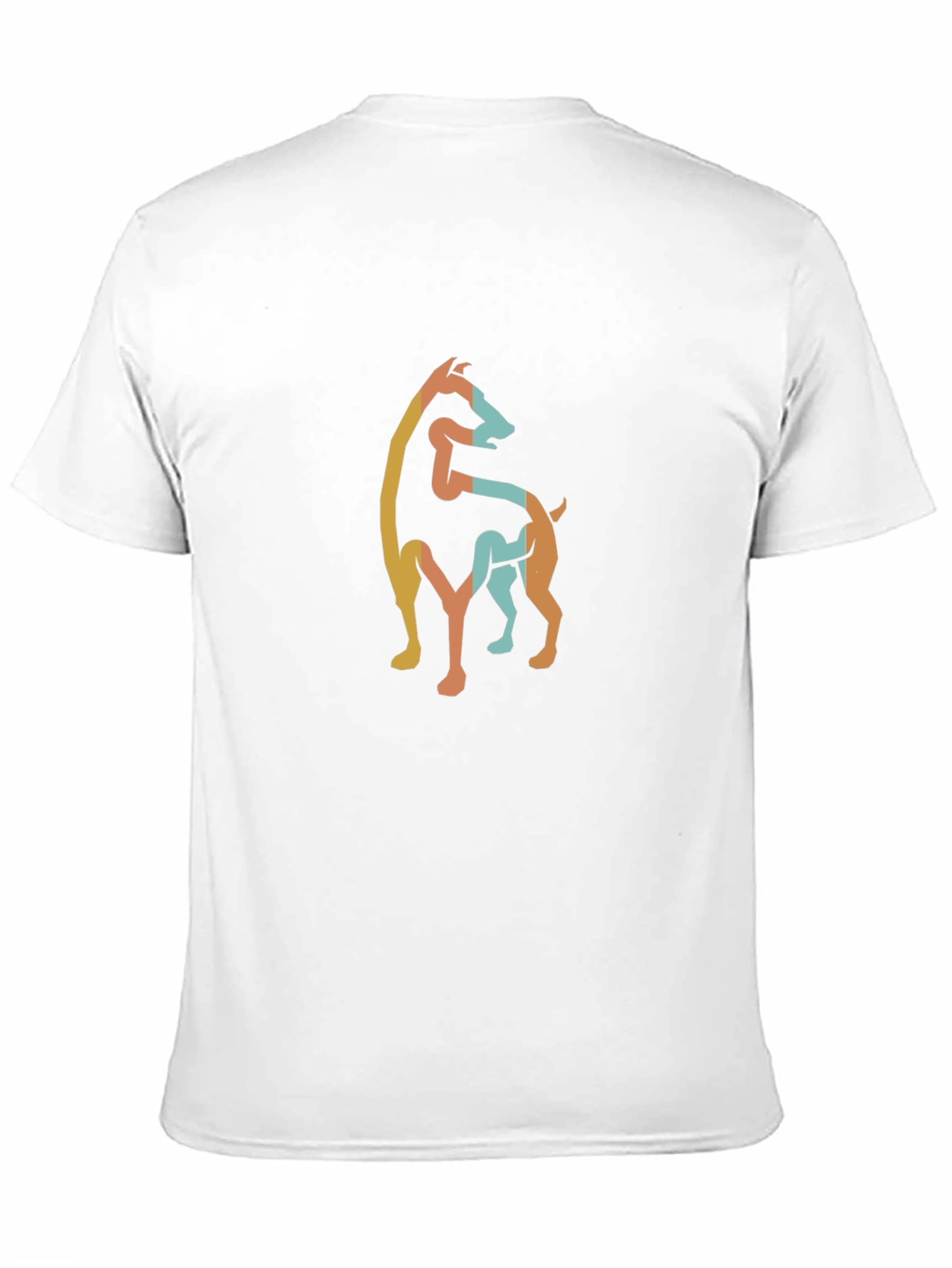 Stylish Dog Silhouette Graphic Tee