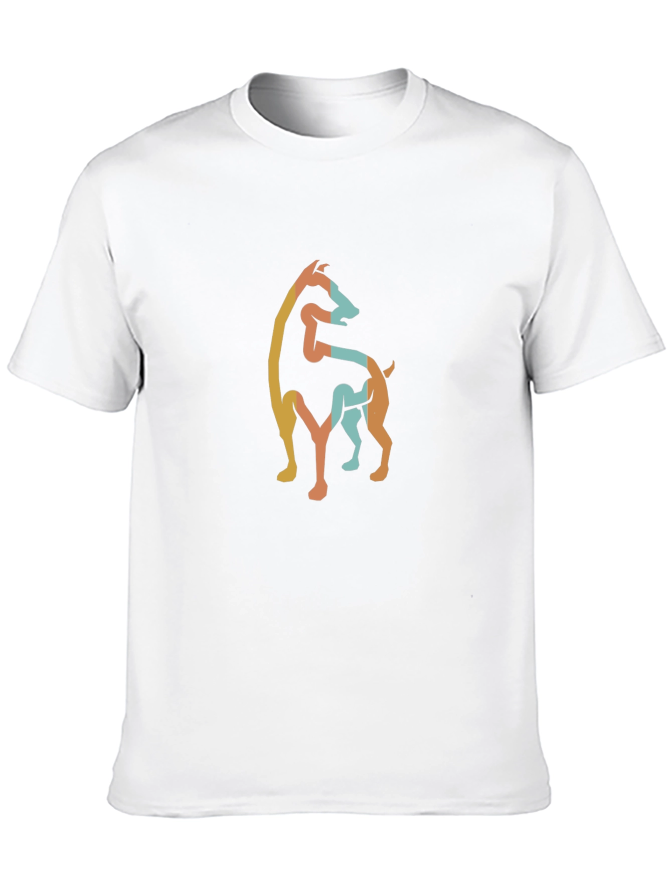 Stylish Dog Silhouette Graphic Tee
