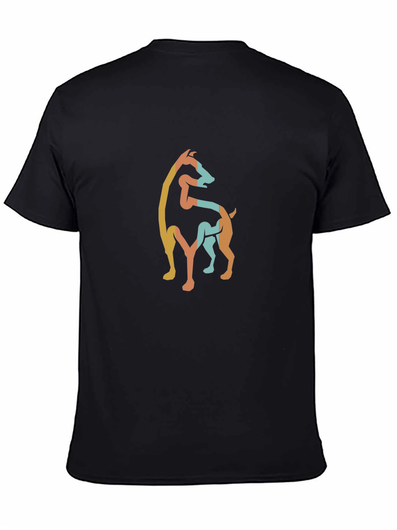 Stylish Dog Silhouette Graphic Tee
