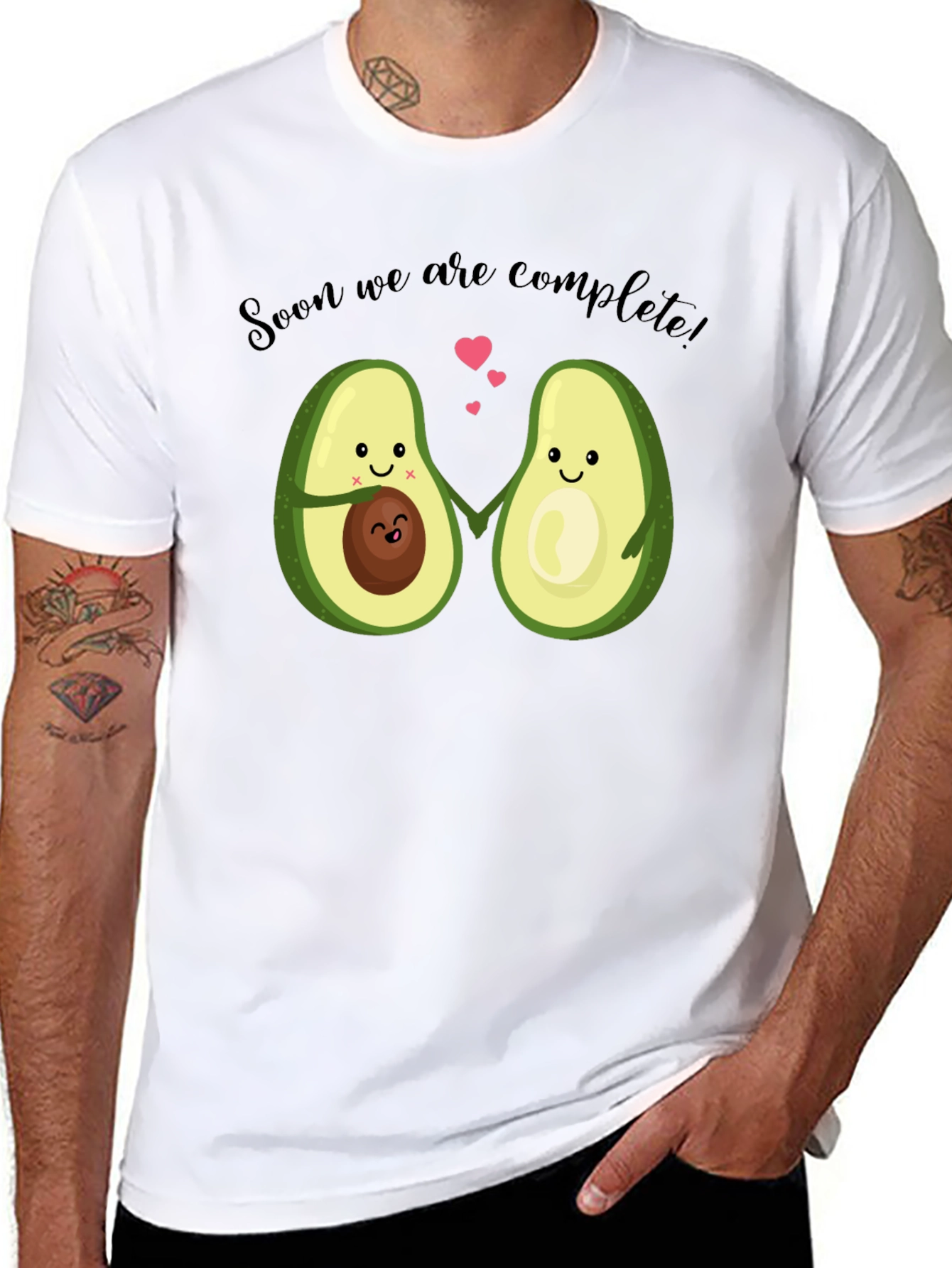 Soon We Are Complete Avocado Maternity T-Shirt