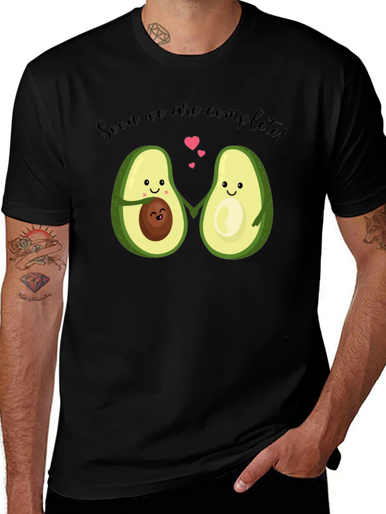 Soon We Are Complete Avocado Maternity T-Shirt