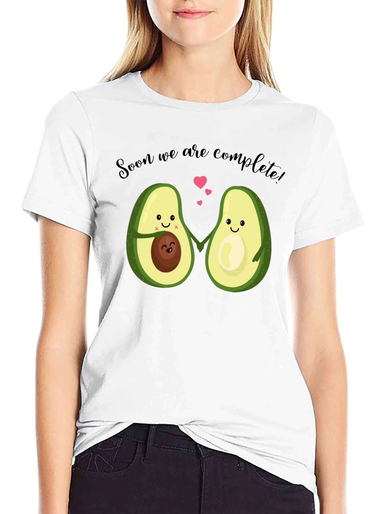 Soon We Are Complete Avocado Maternity T-Shirt
