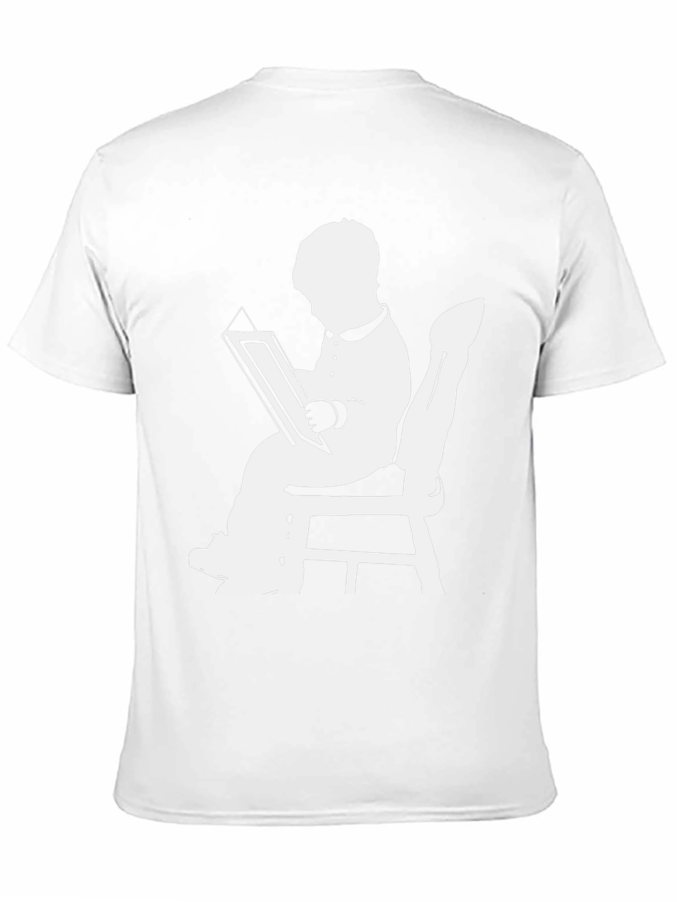 Reading Silhouette Graphic T-Shirt - Black