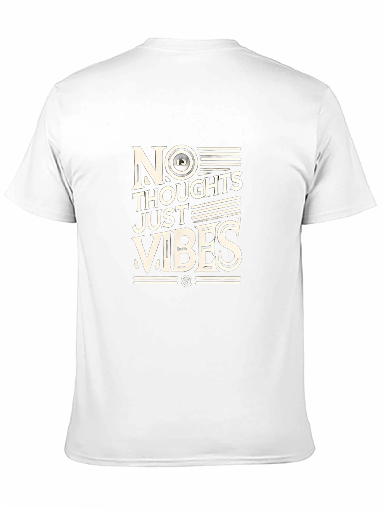 No Thoughts Just Vibes Black T-Shirt