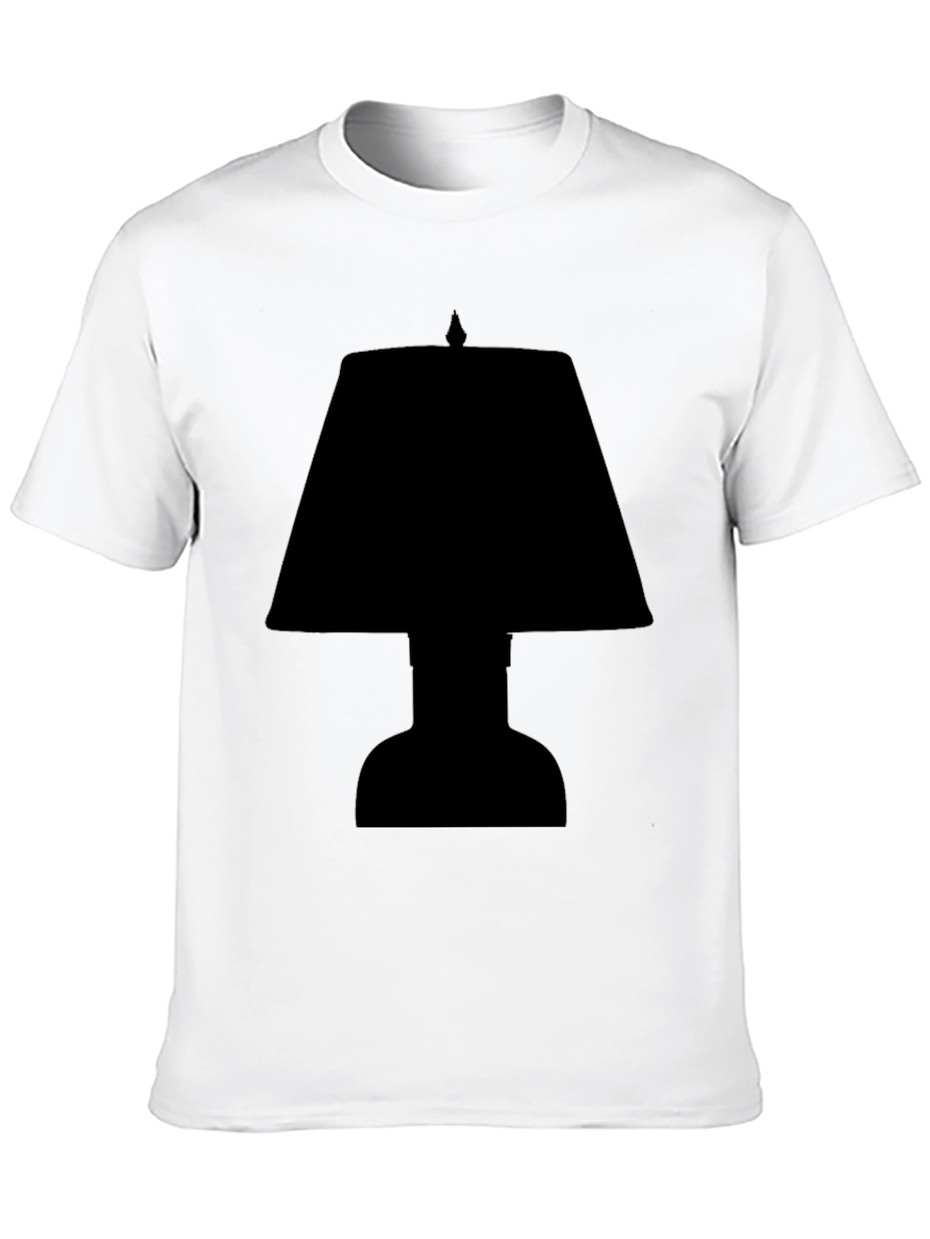Silhouette Lamp Graphic Tee - Stylish & Unique