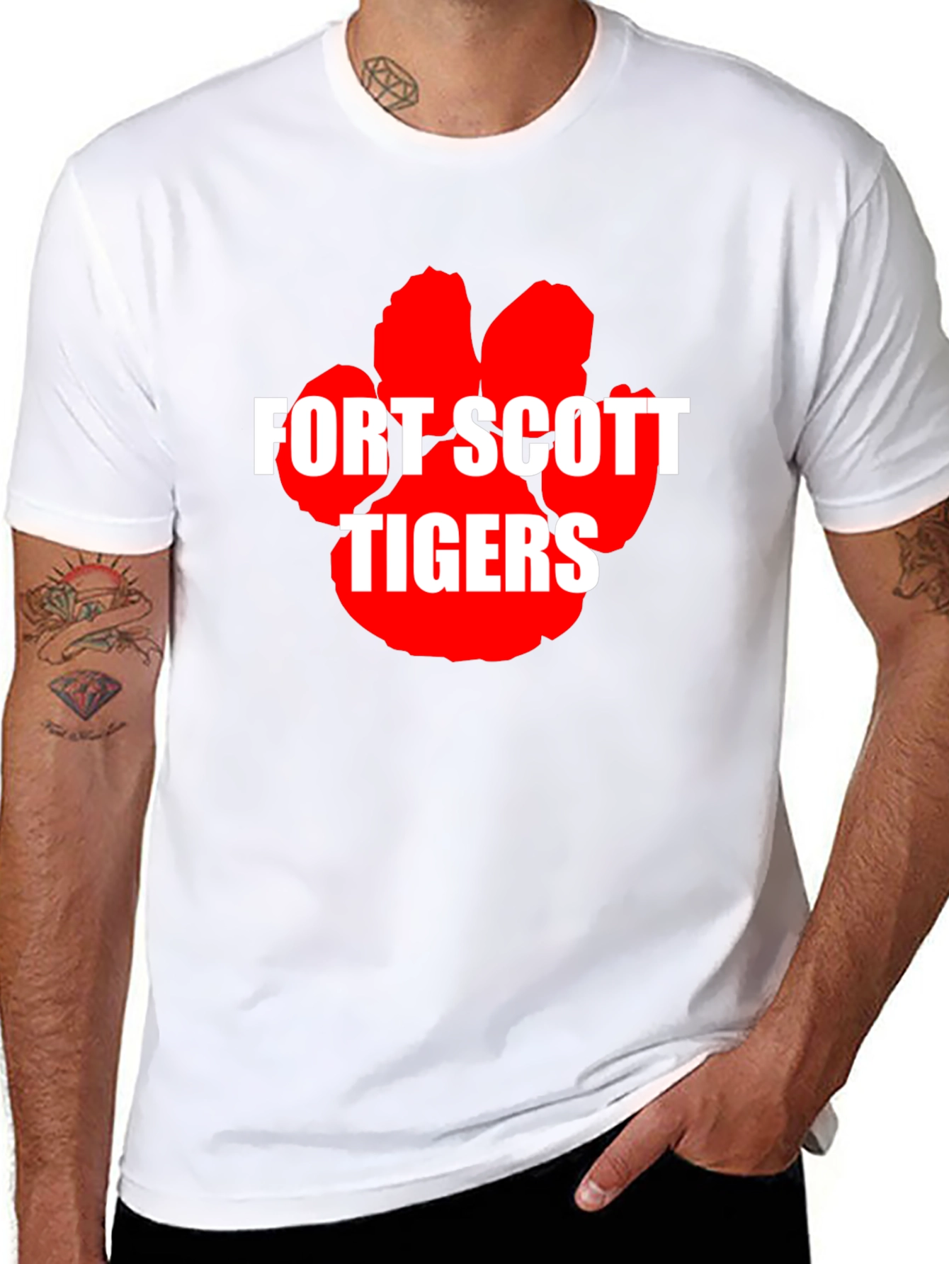 Fort Scott Tigers Graphic Tee - Black