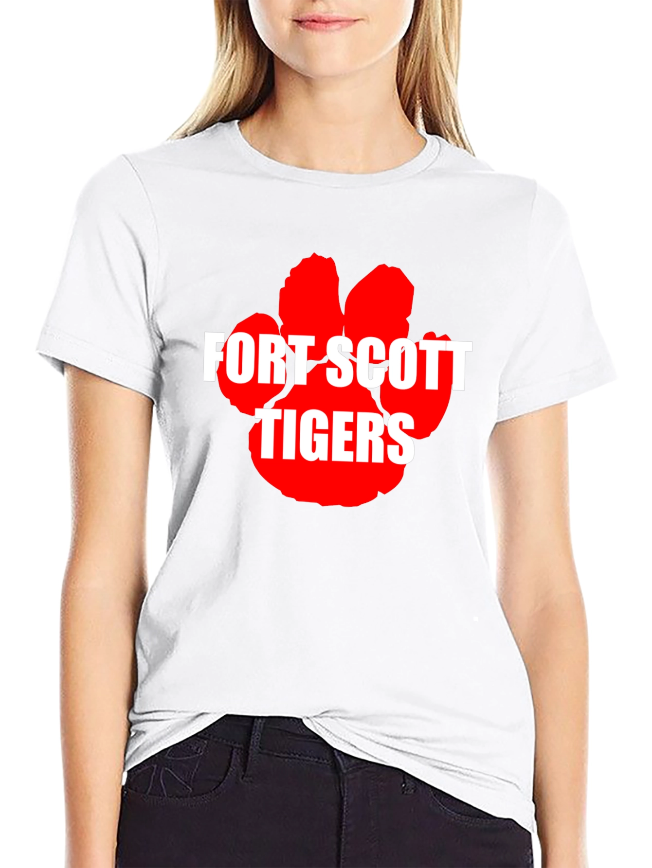 Fort Scott Tigers Graphic Tee - Black