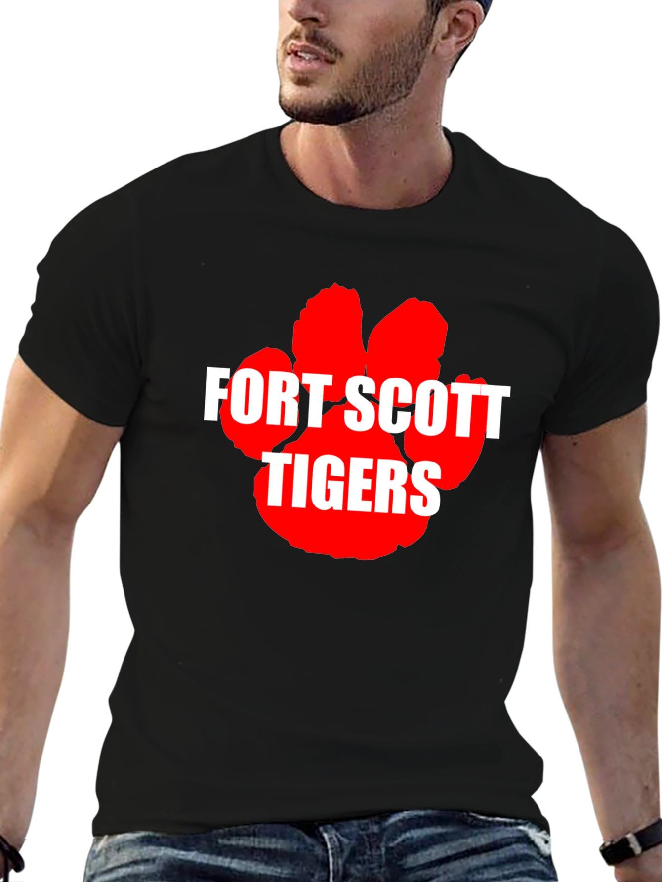 Fort Scott Tigers Graphic Tee - Black