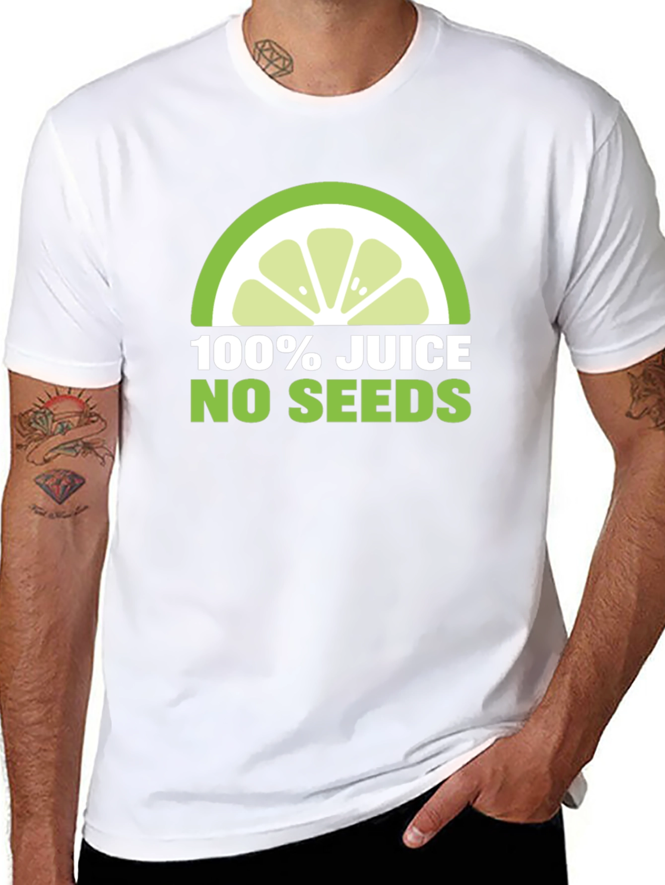100% Juice No Seeds Graphic Tee
