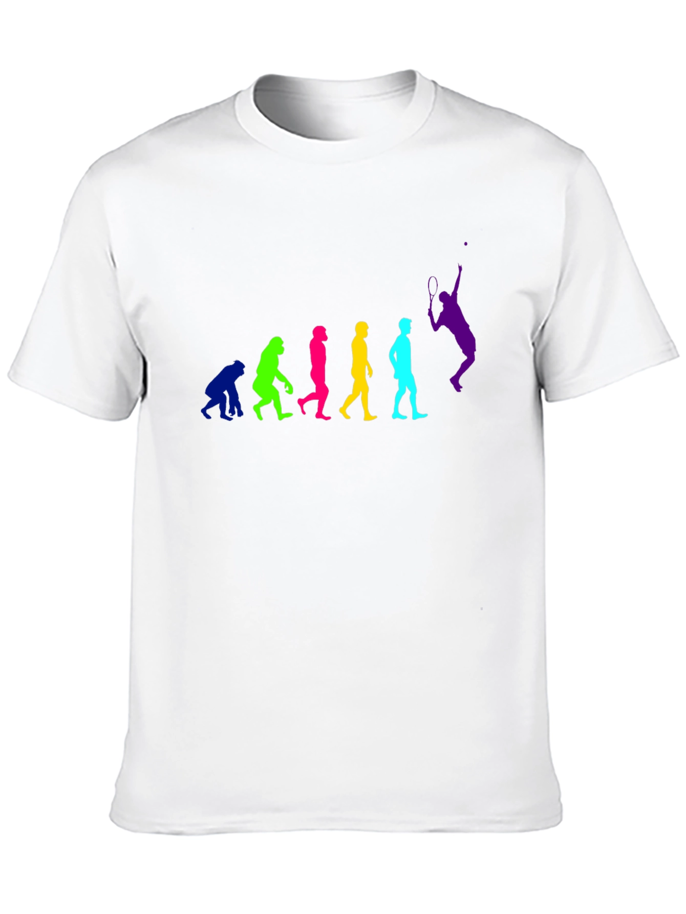 Evolution of Tennis Black T-Shirt