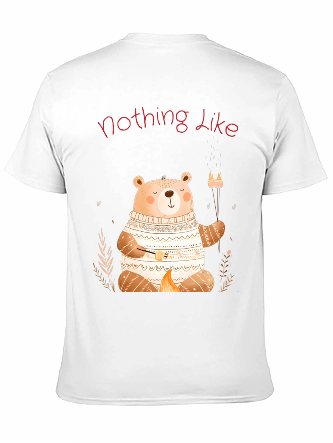 Cute Bear Campfire T-Shirt - Nothing Like It