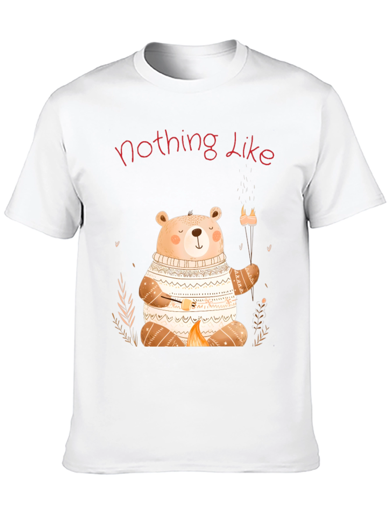 Cute Bear Campfire T-Shirt - Nothing Like It