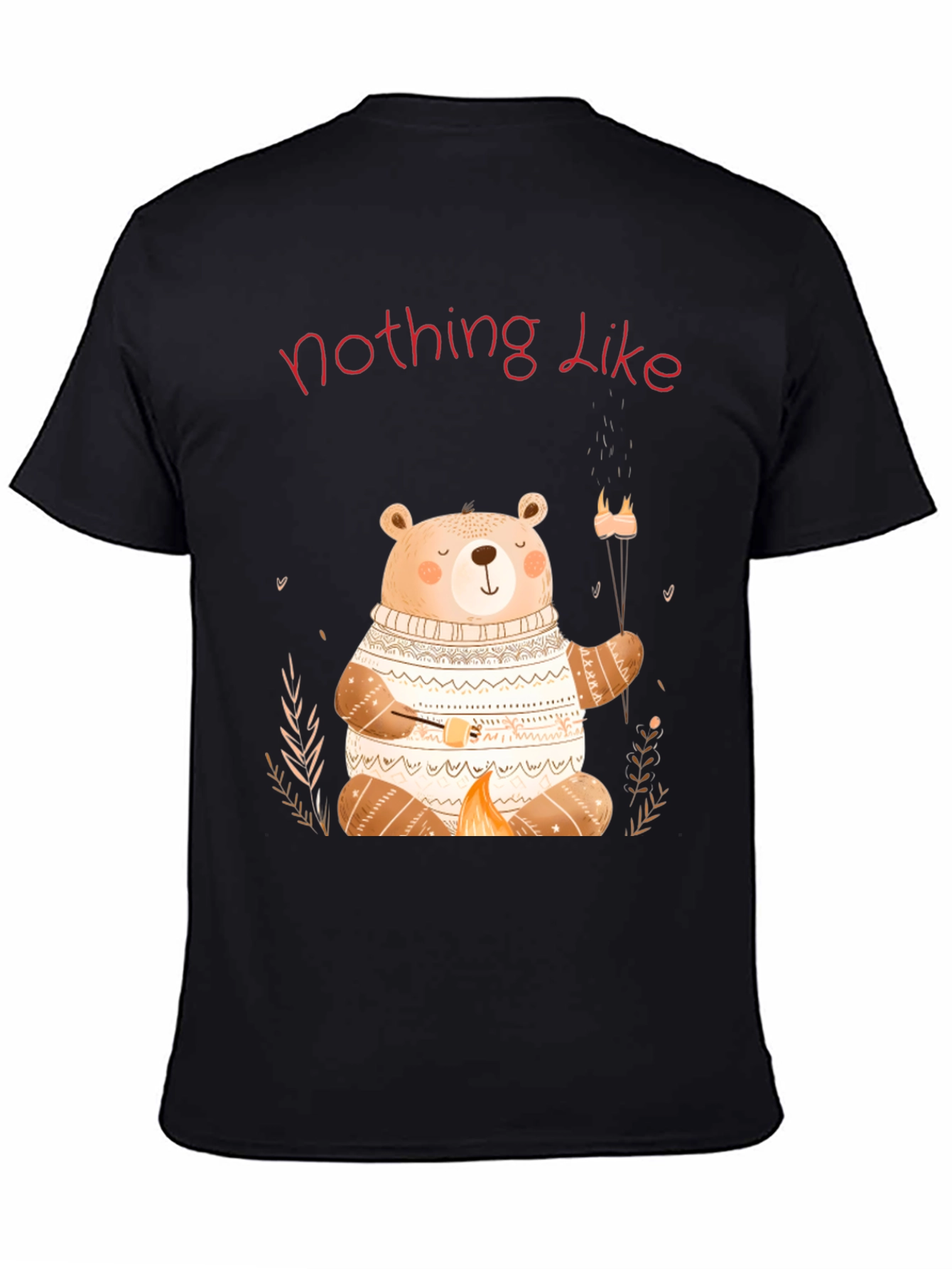 Cute Bear Campfire T-Shirt - Nothing Like It