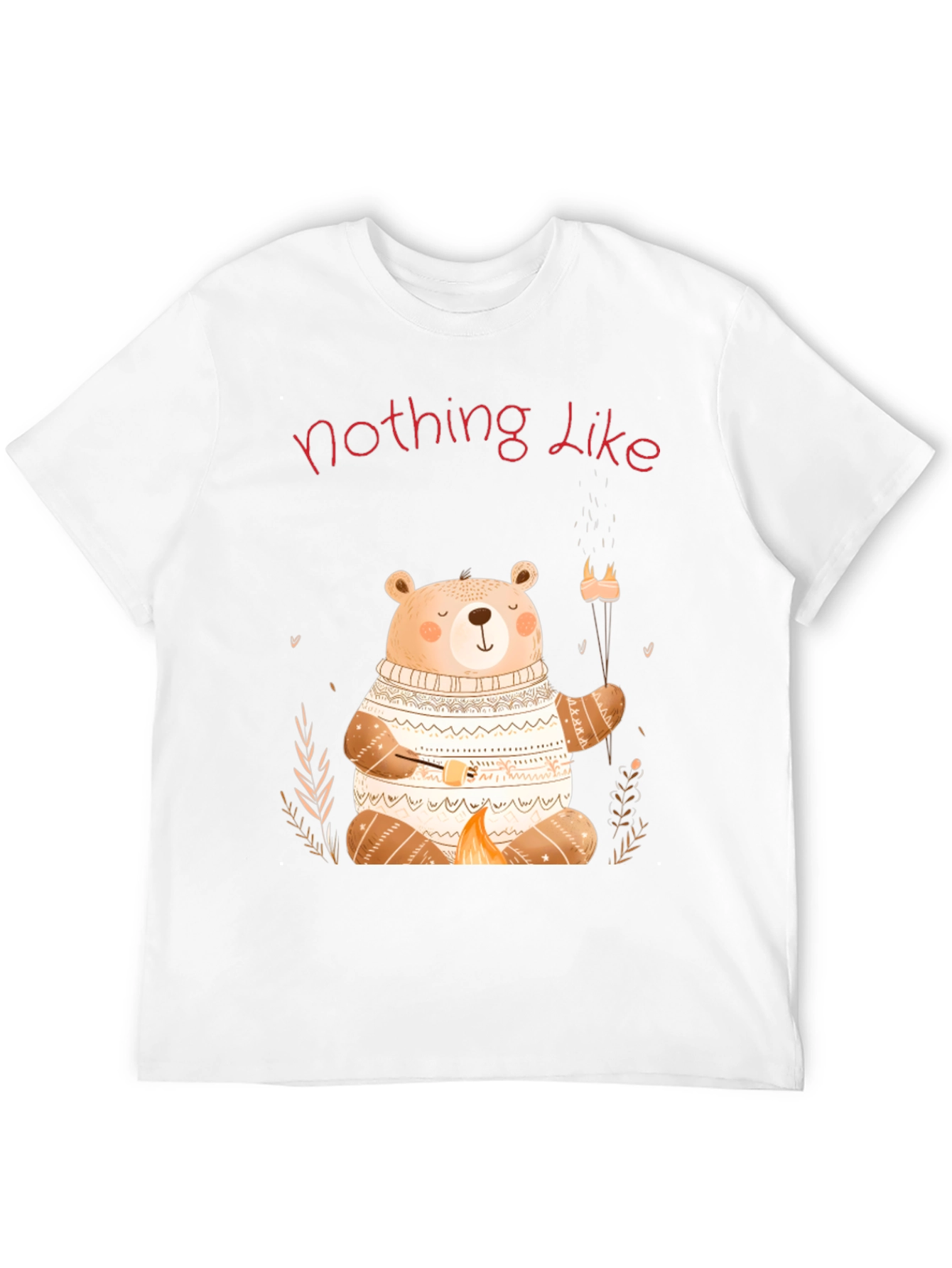 Cute Bear Campfire T-Shirt - Nothing Like It