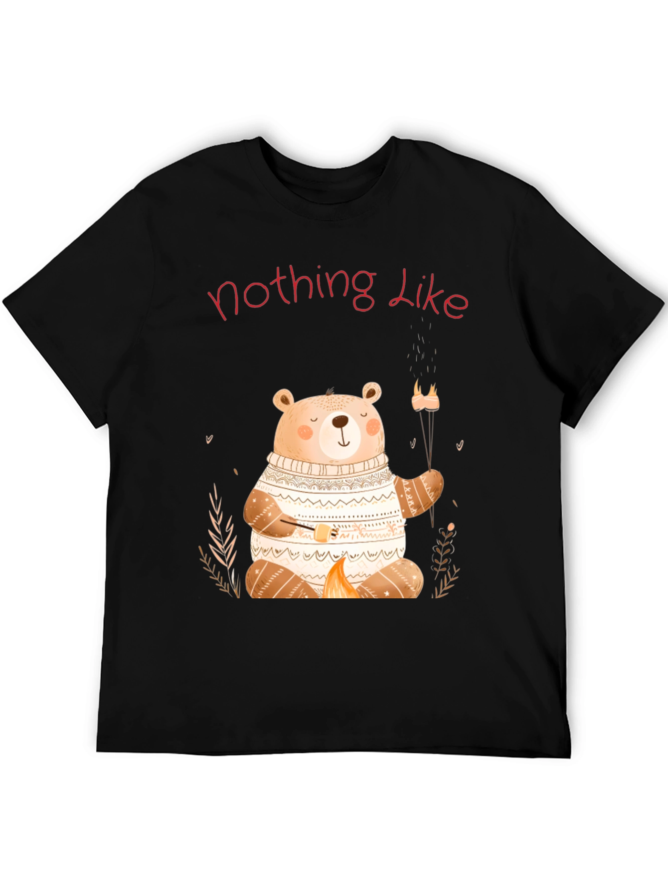 Cute Bear Campfire T-Shirt - Nothing Like It