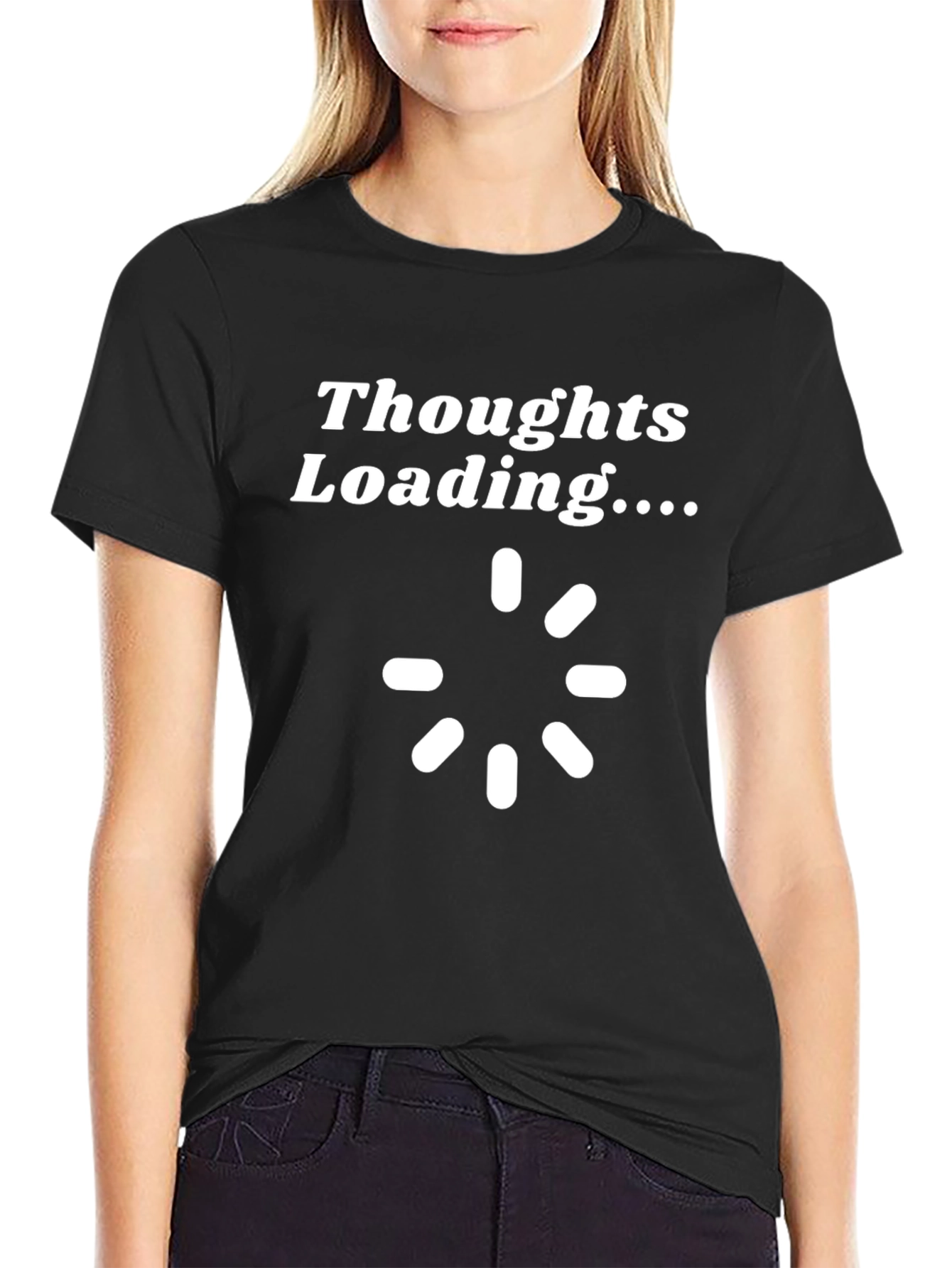 Thoughts Loading Funny Novelty T-Shirt