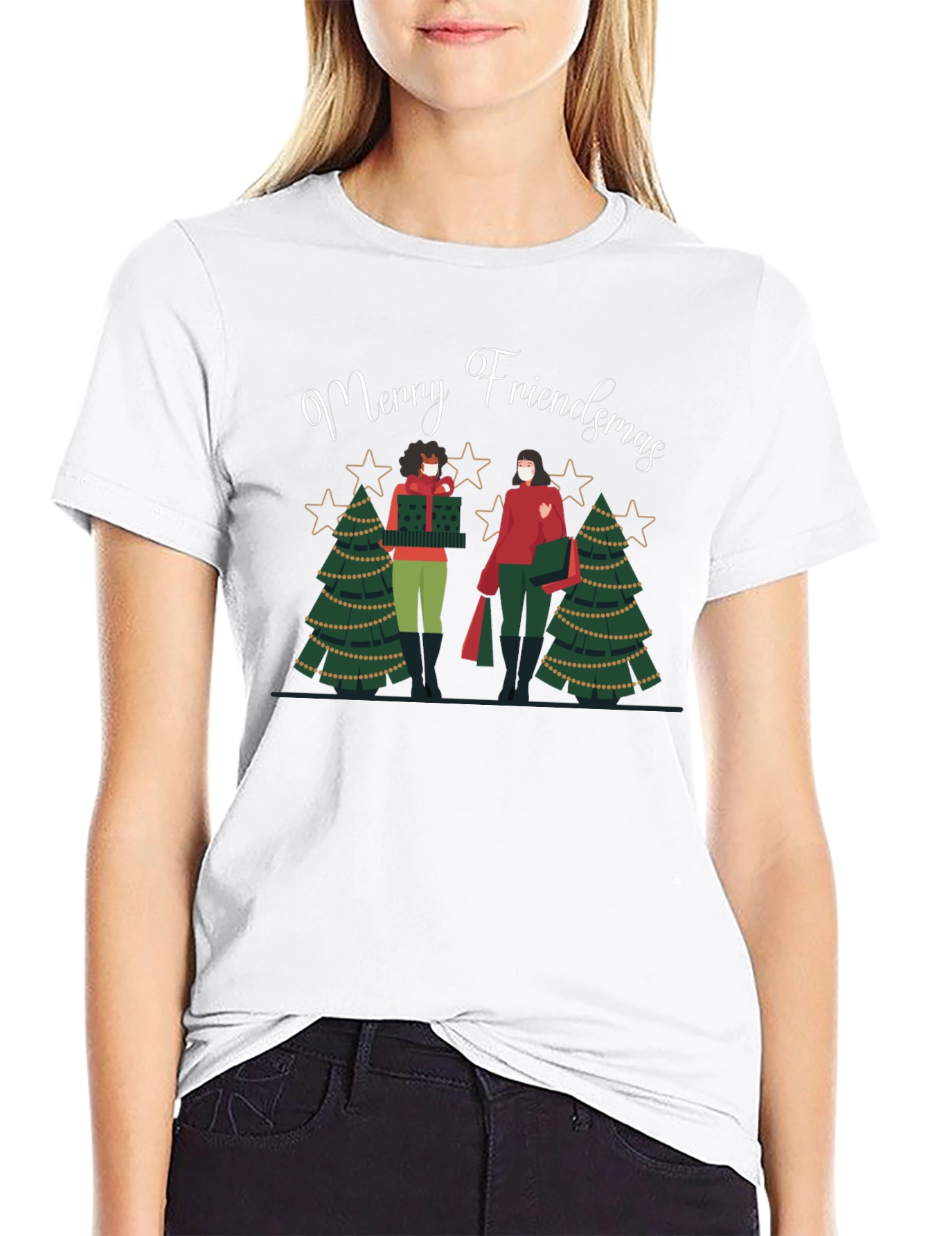 Merry Friendsmas Graphic Tee