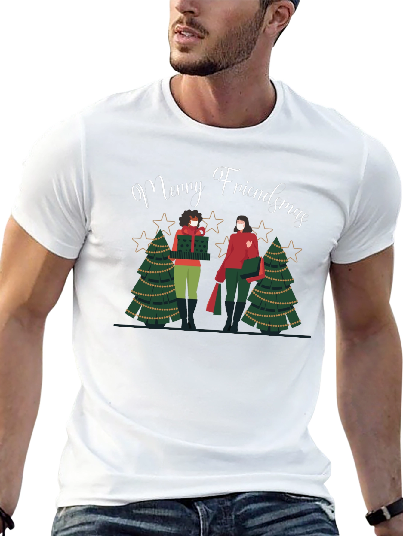 Merry Friendsmas Graphic Tee